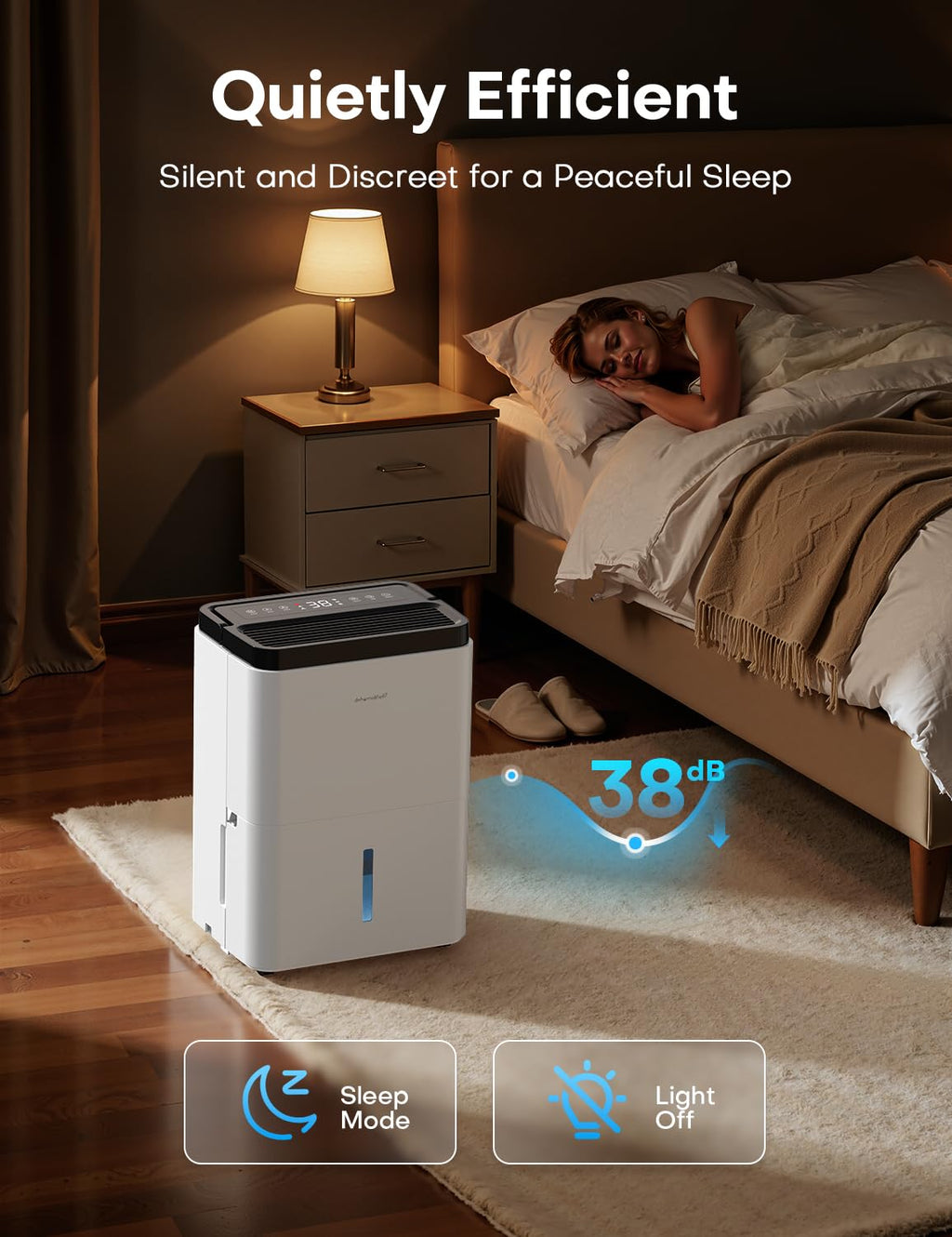 35 Pints Dehumidifier with Drain Hose D10145