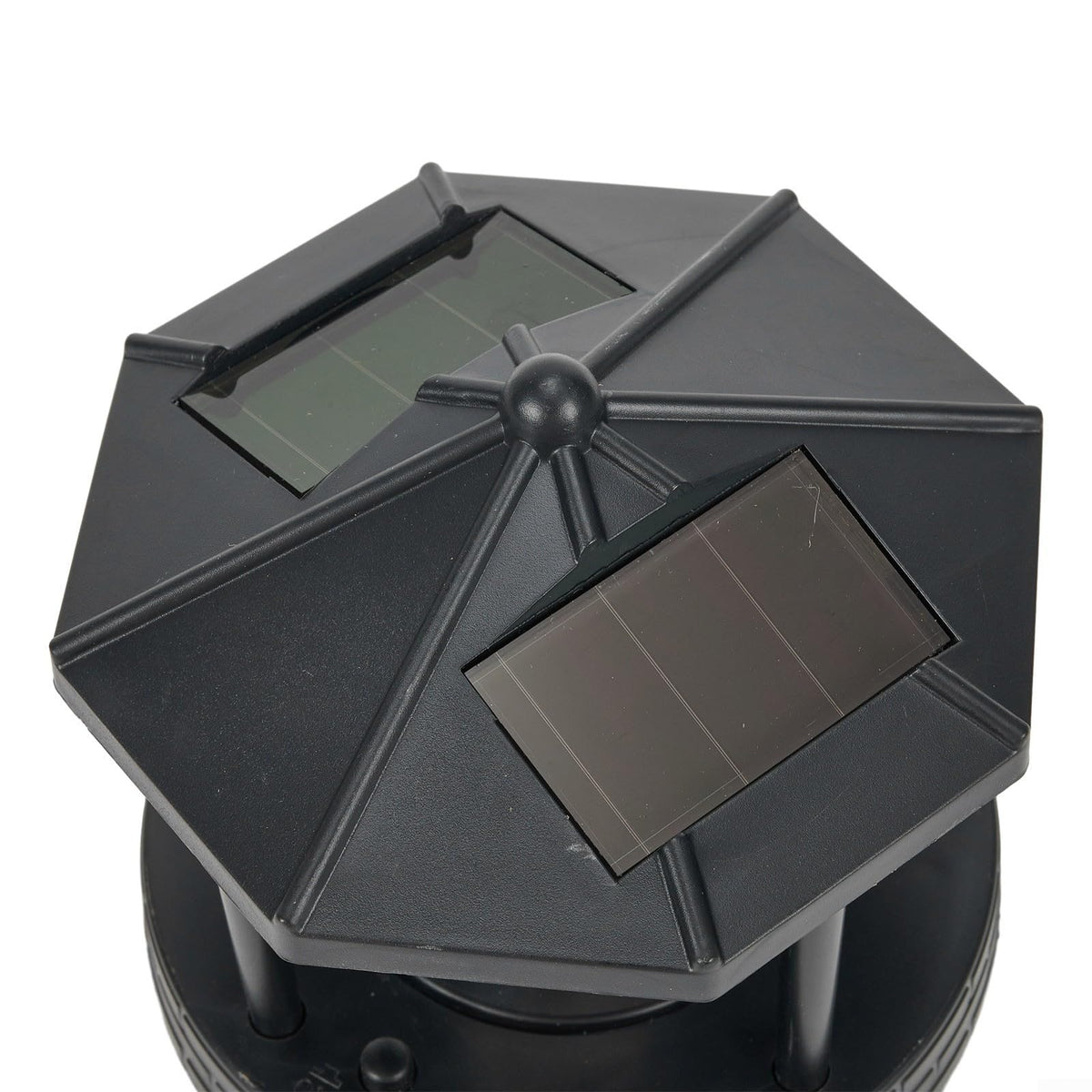 Black Solar Lighthouse Outdoor Light L22813
