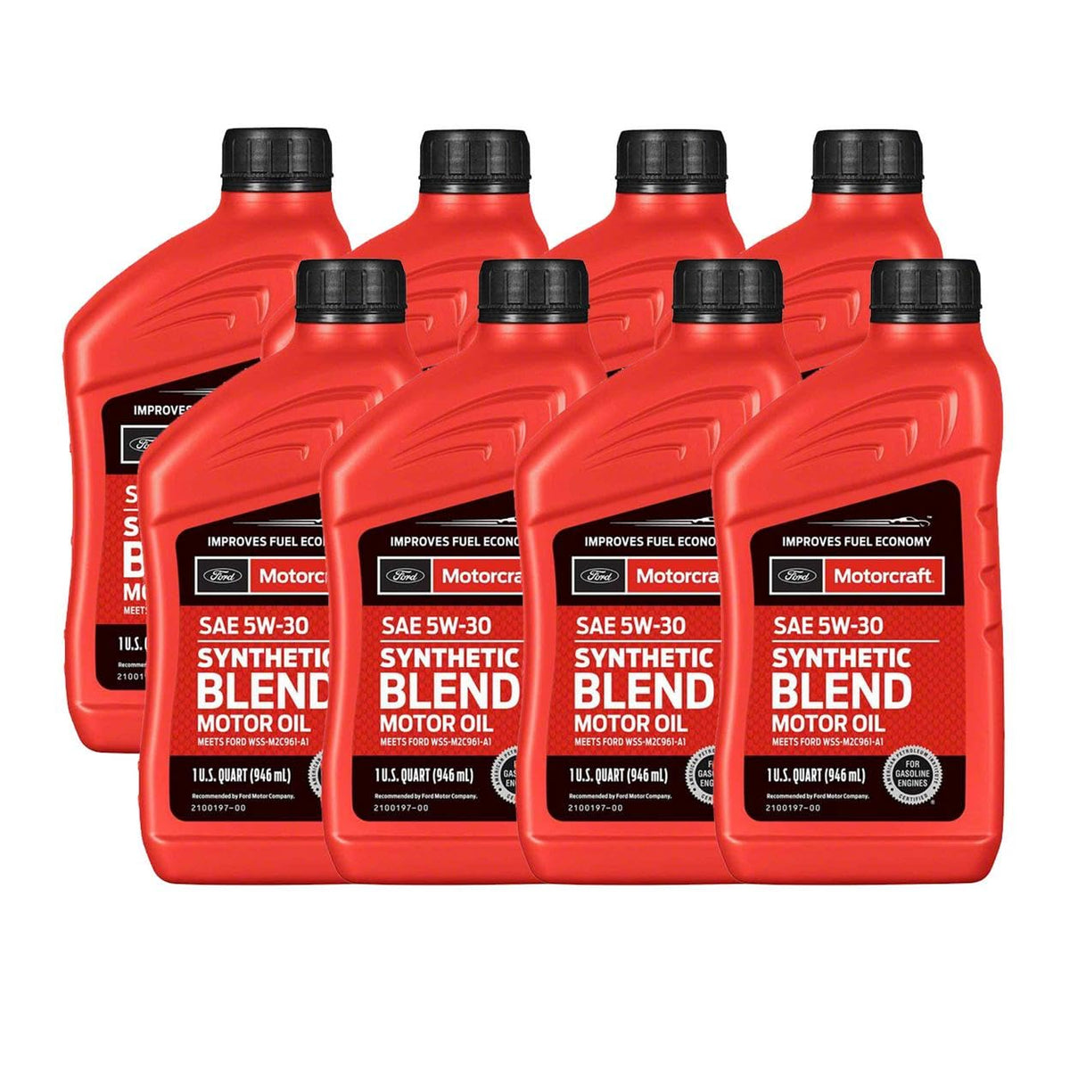 SAE 5W-30 8 Quarts Synthetic Blend Motor Oils C55202
