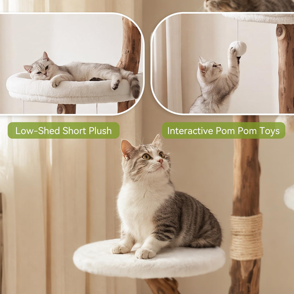 Cat Tree Tower with Scratching Post T947942