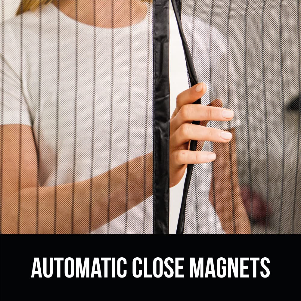 Magnetic Screen Door Black 38Wx82H S789755