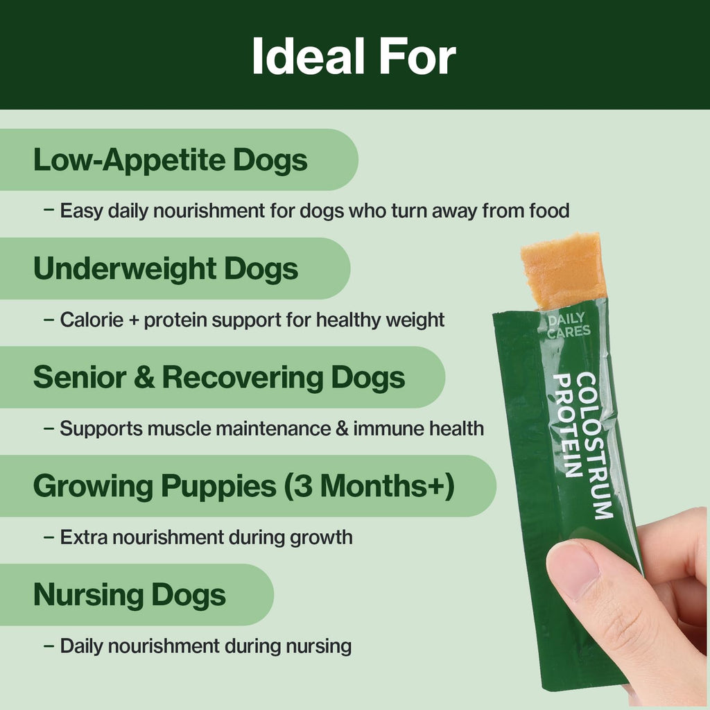 Colostrum Whey Protein Dog Supplement 30 Tubes O7920