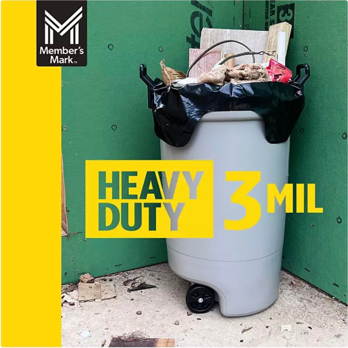 Commercial Contractor Clean-Up Trash Bags 42 gal. 42 ct. Z183127