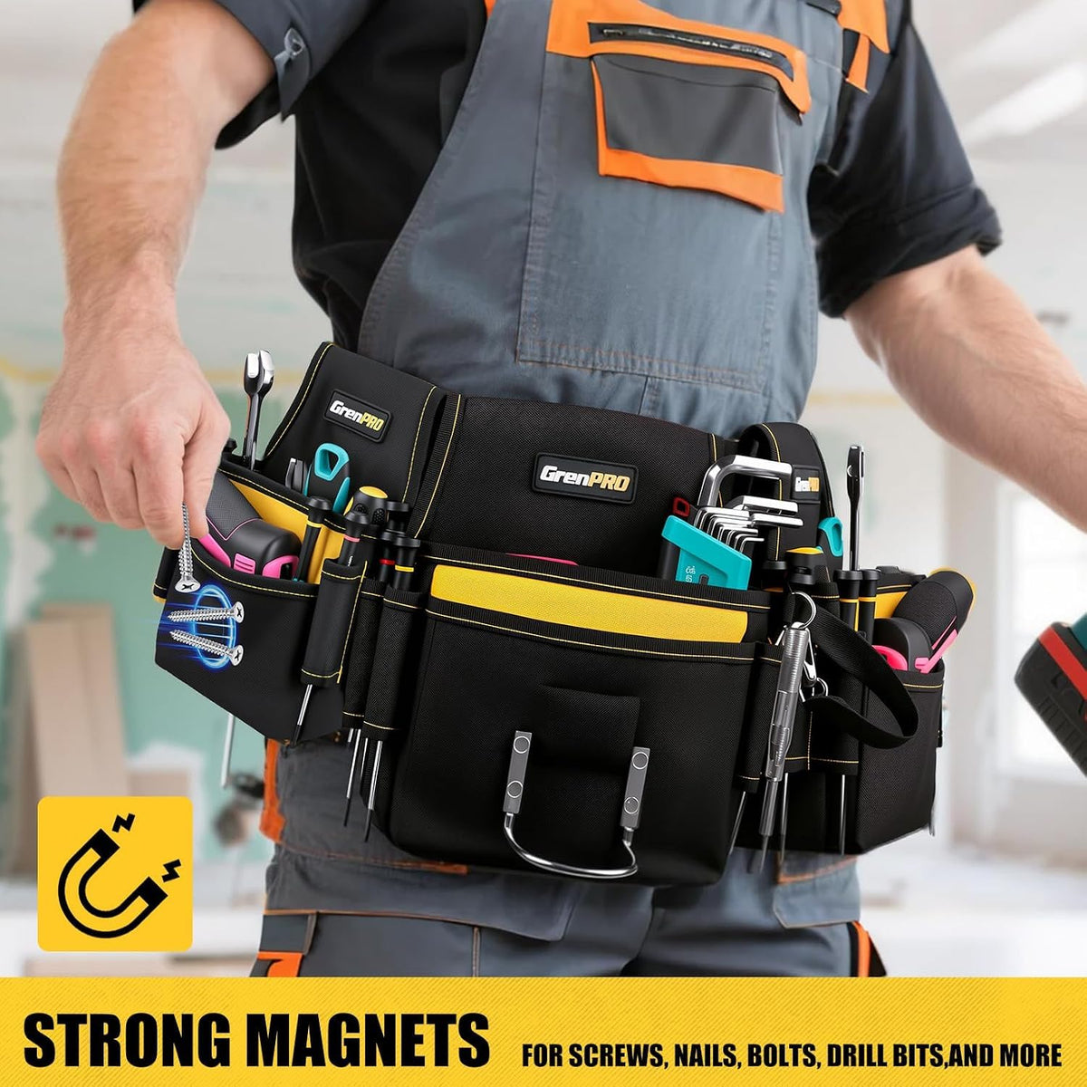 Magnetic 29 Pocket Tool Belt A39307