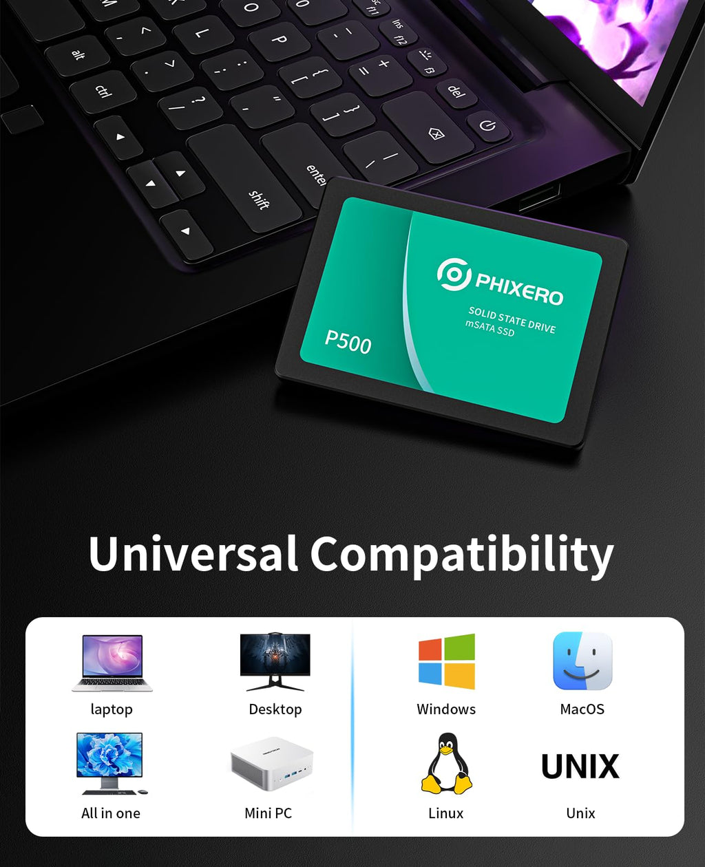512GB 2.5 Inch SATA SSD Internal Solid State Drive F60268