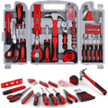 156-Piece All-Purpose Home Tool Kit in Foldable Toolbox A52813