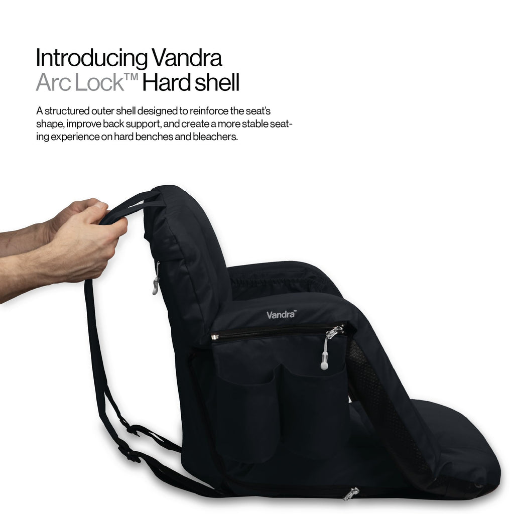 Wide Padded Bleacher Chair with Back Support Z210