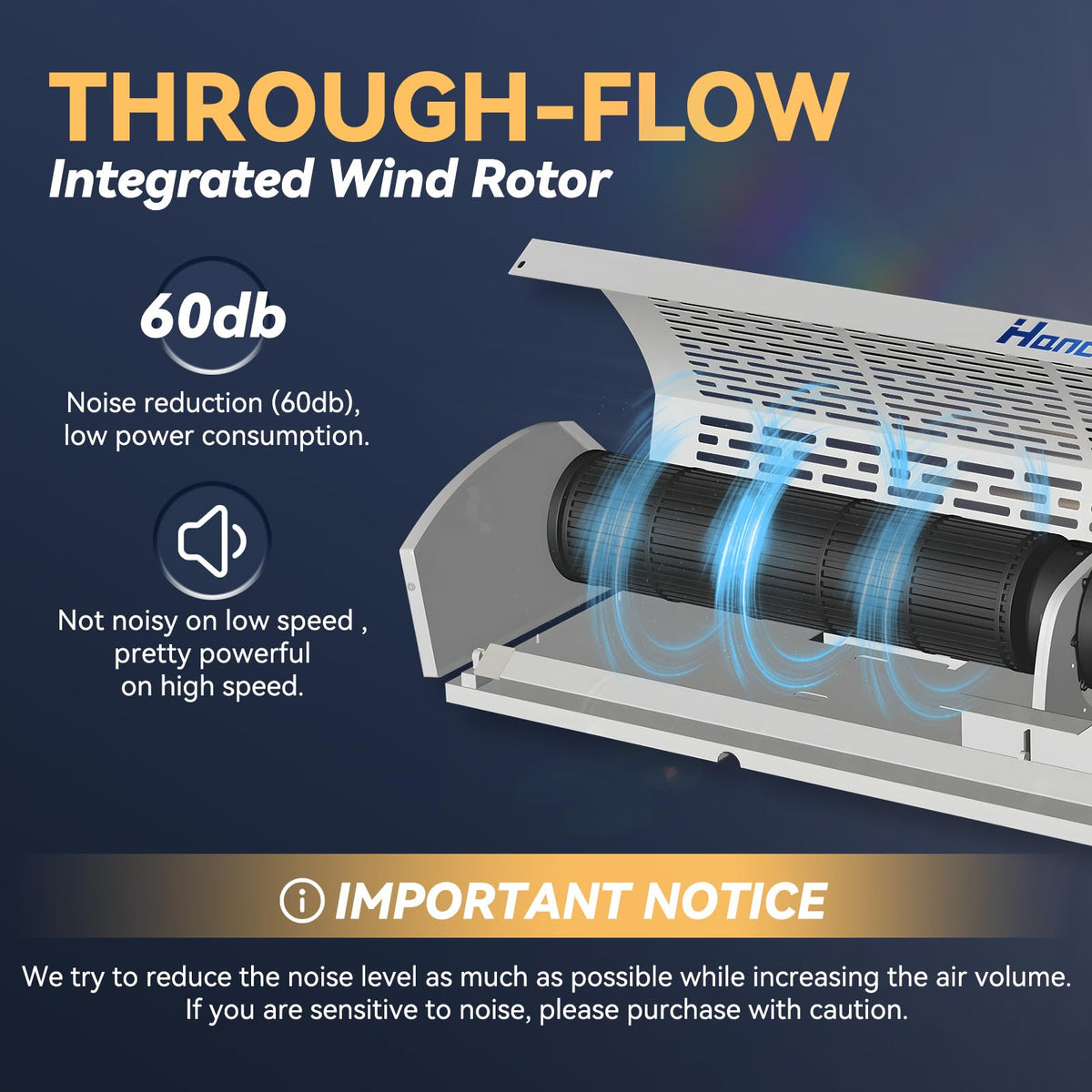 36 Inch 2 Speeds Air Curtain J353