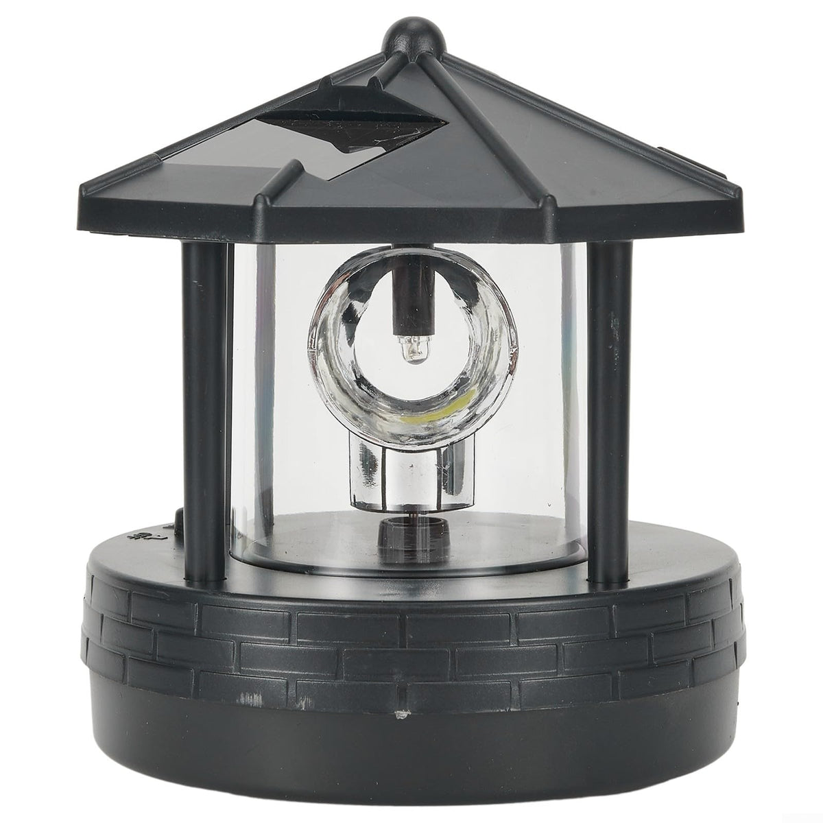 Black Solar Lighthouse Outdoor Light L22813