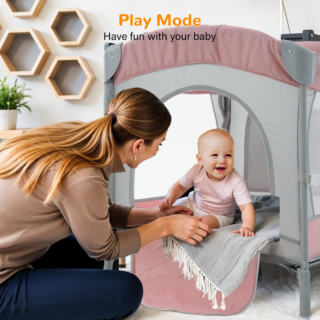 5 in 1 Baby Crib Bassinet Pack and Play G916