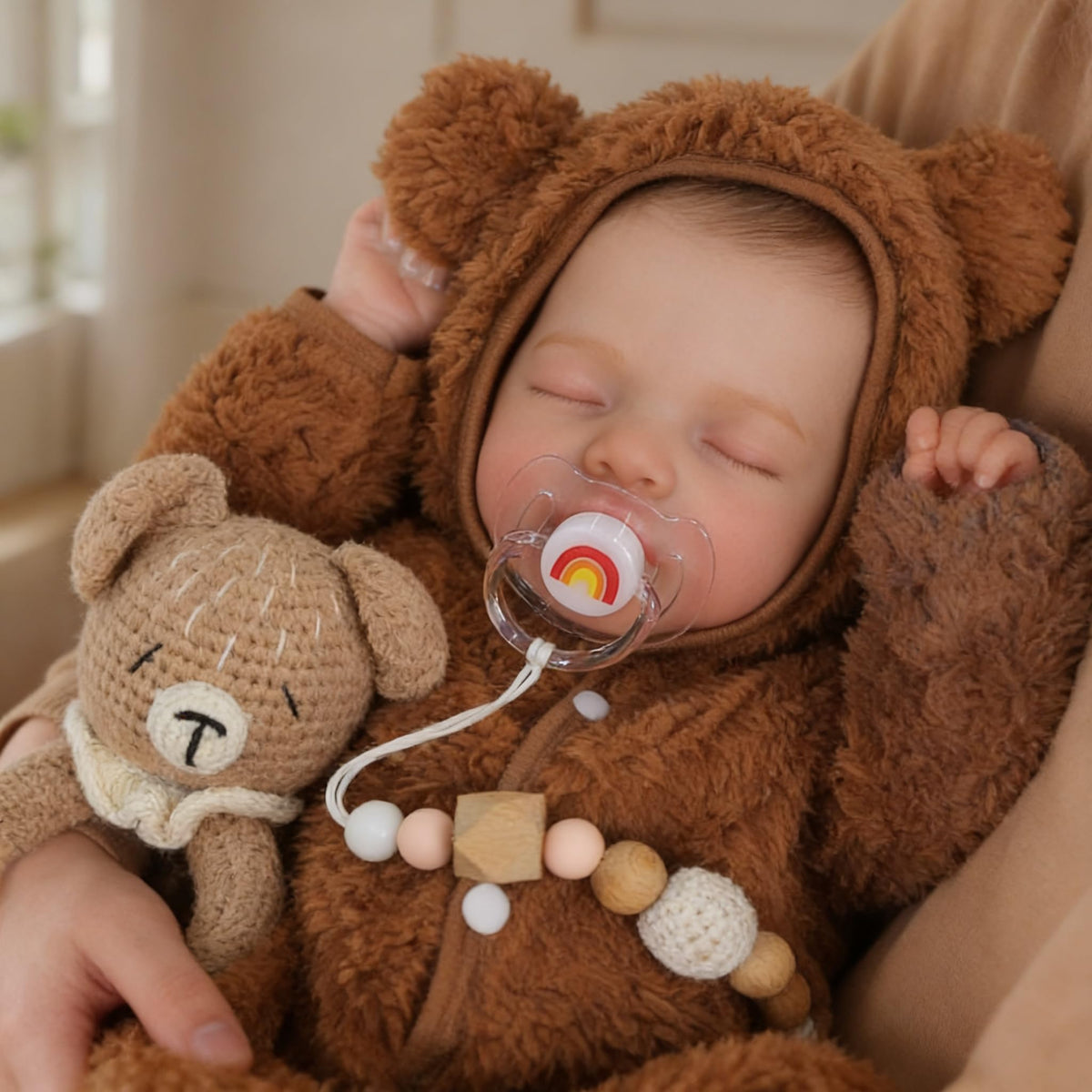 20 Inch Weighted Vinyl Baby Doll F680486