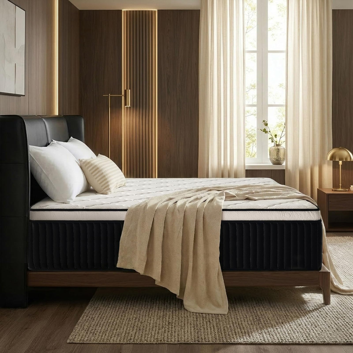 12 Inch Medium Firm Hybrid Mattress N638934