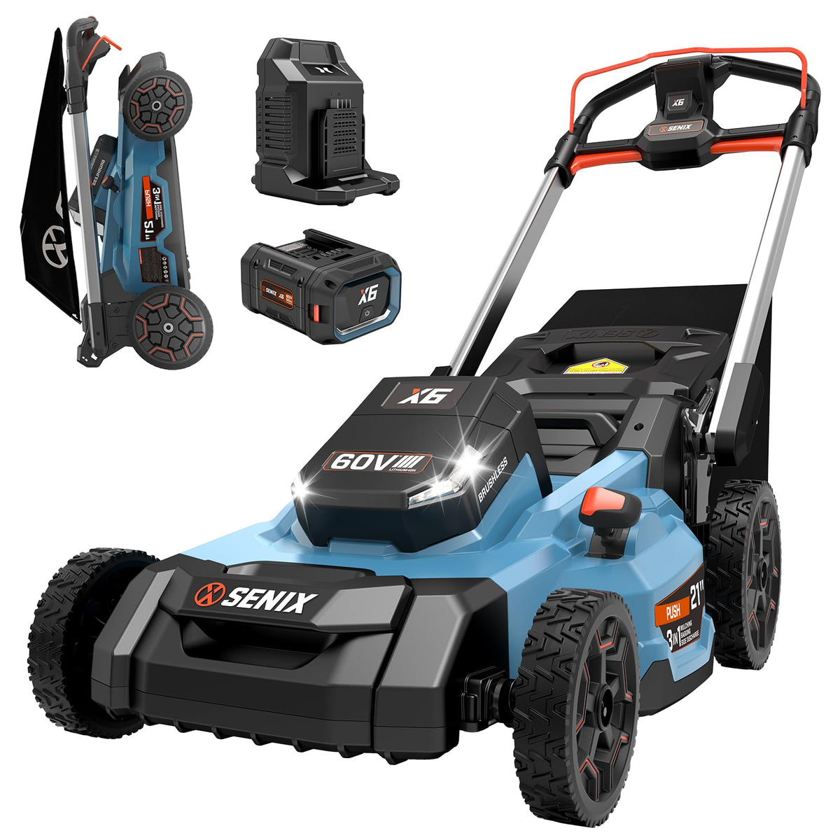 60 Volt Max 21-Inch Cordless Push Lawn Mower K71555