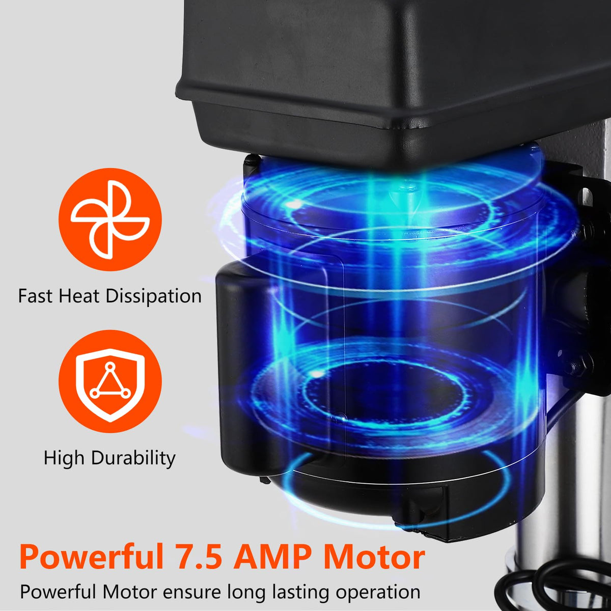13 in 7.5 Amp Variable Speed Cast Iron Drill Press W764934