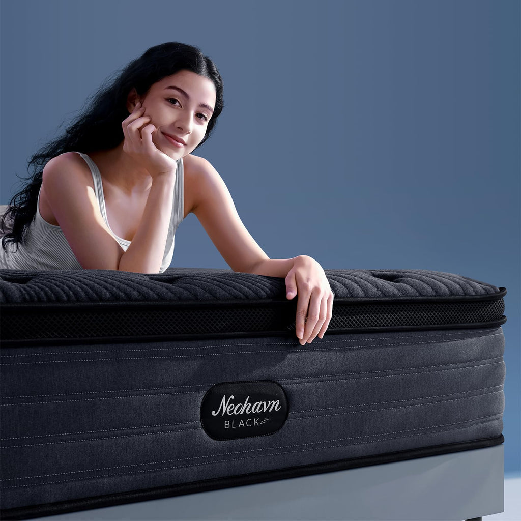 Full XL 12 Inch Cooling Gel Memory Foam Hybrid Mattress D433
