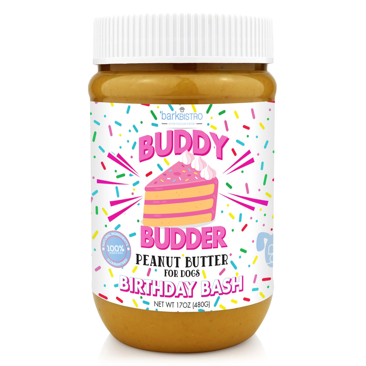 100% Natural Dog Peanut Butter 17oz X800718