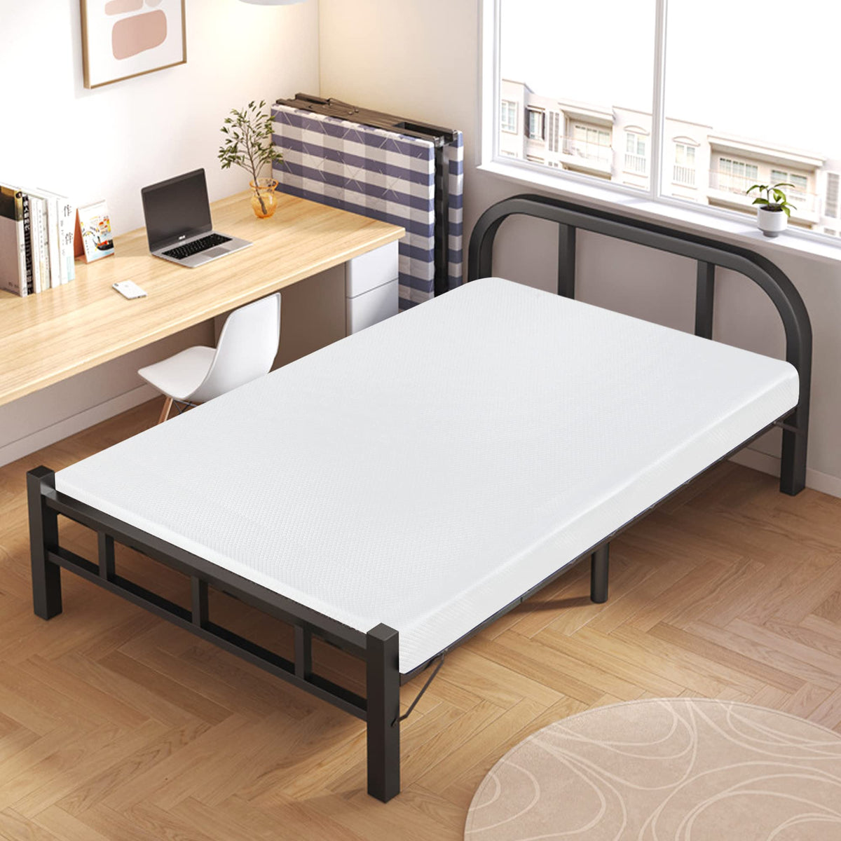 5" Twin Gel Memory Foam Mattress N46446