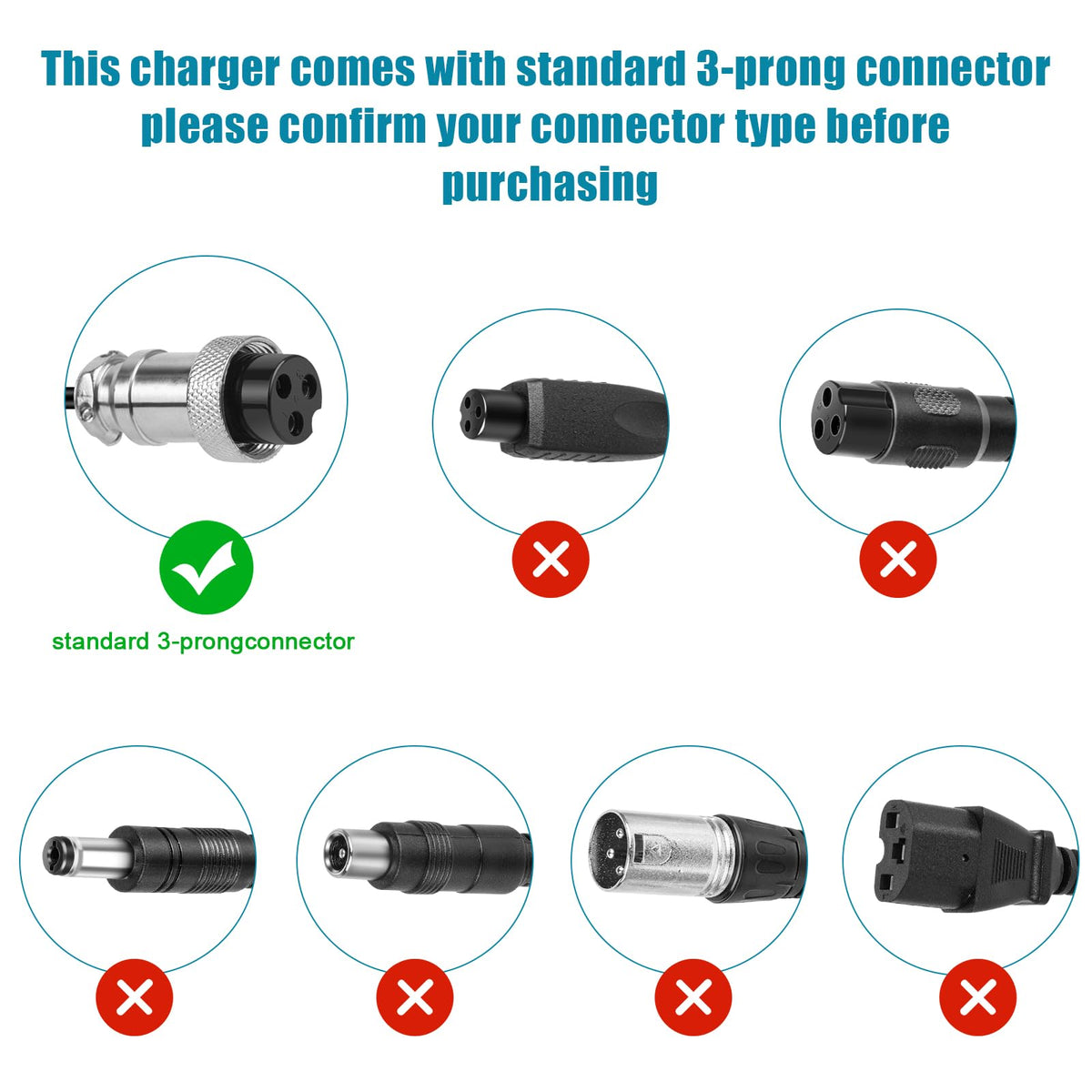 24V 2A Electric Bike Scooter Battery Charger D250353