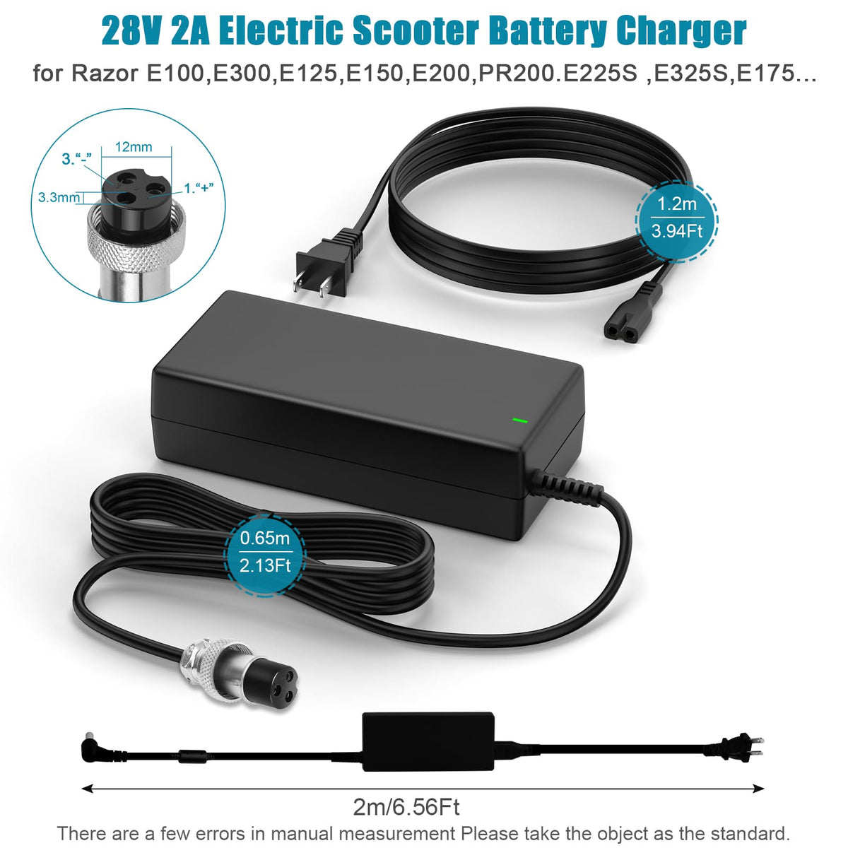 24V 2A Electric Bike Scooter Battery Charger D250353
