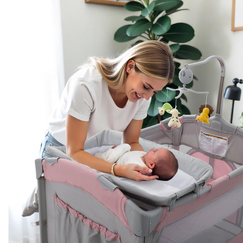 5 in 1 Baby Crib Bassinet Pack and Play G916