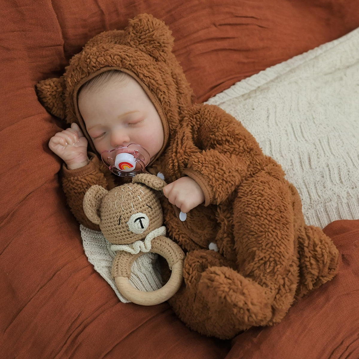 20 Inch Weighted Vinyl Baby Doll F680486
