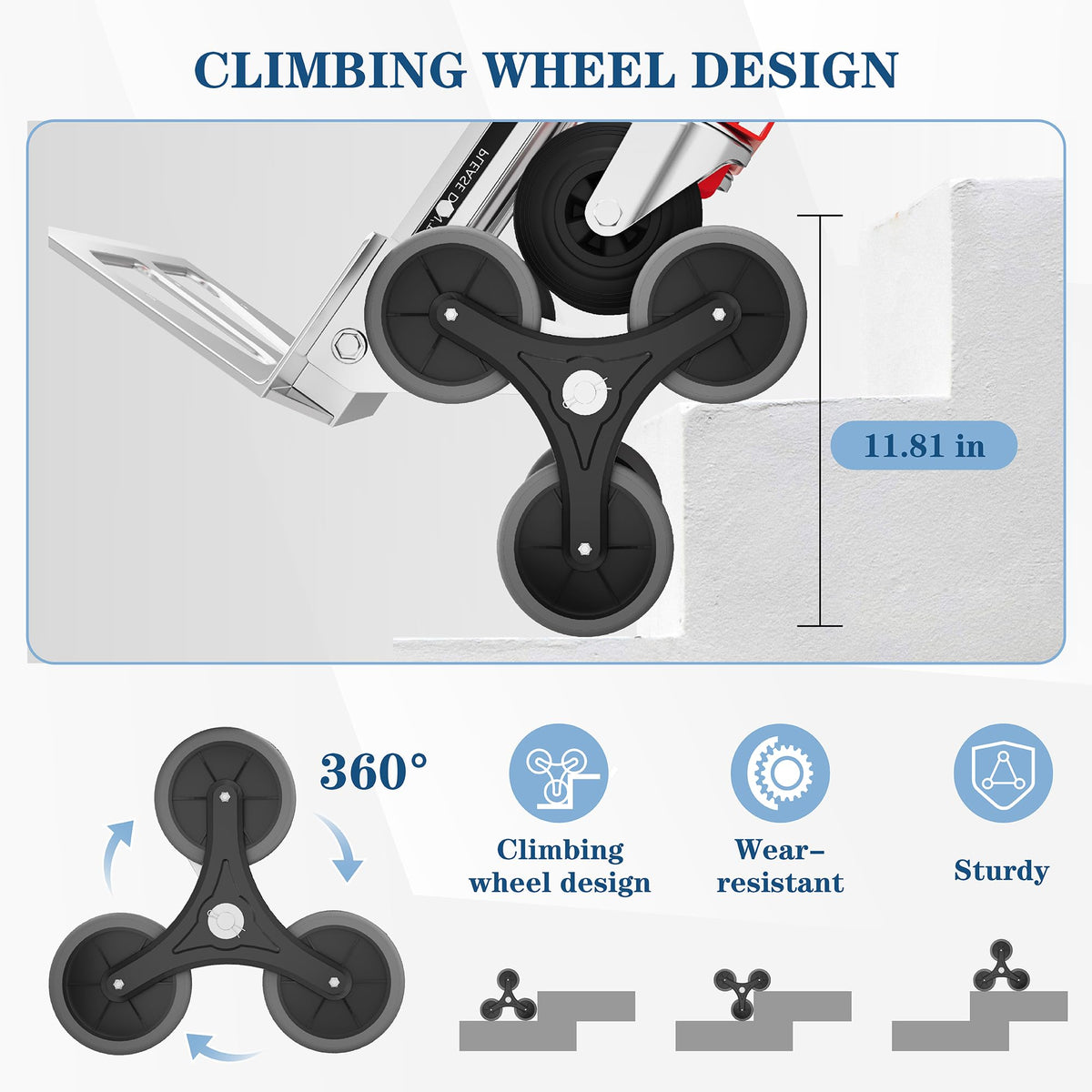1000 lb Aluminum Steel Convertible Hand Truck P770