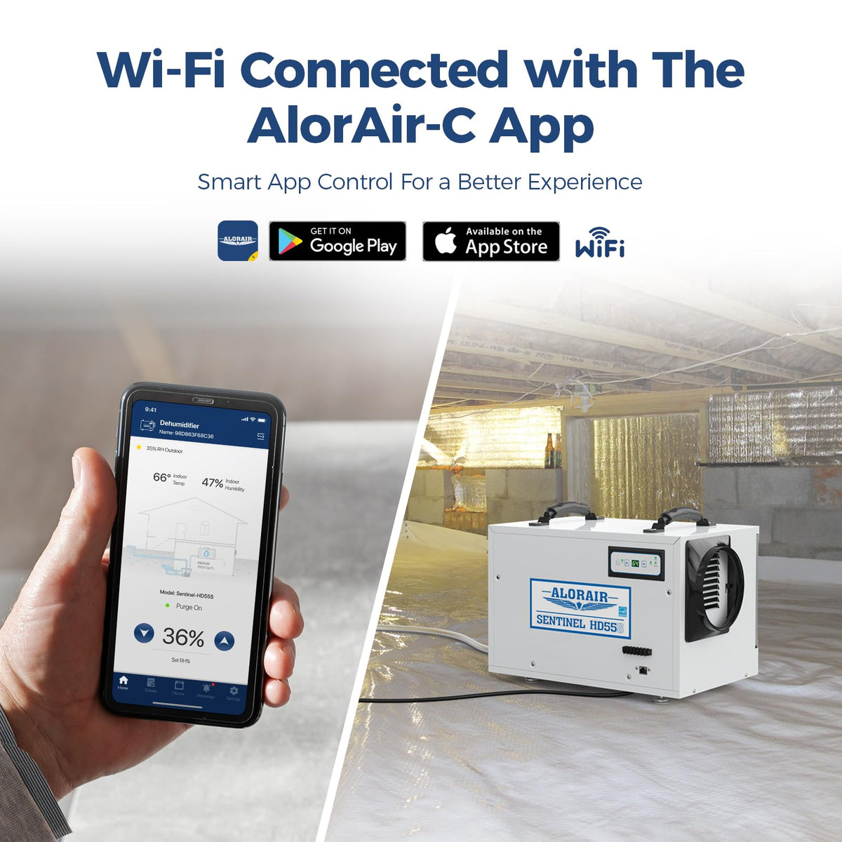 120 Pints Wi-Fi Dehumidifier O390