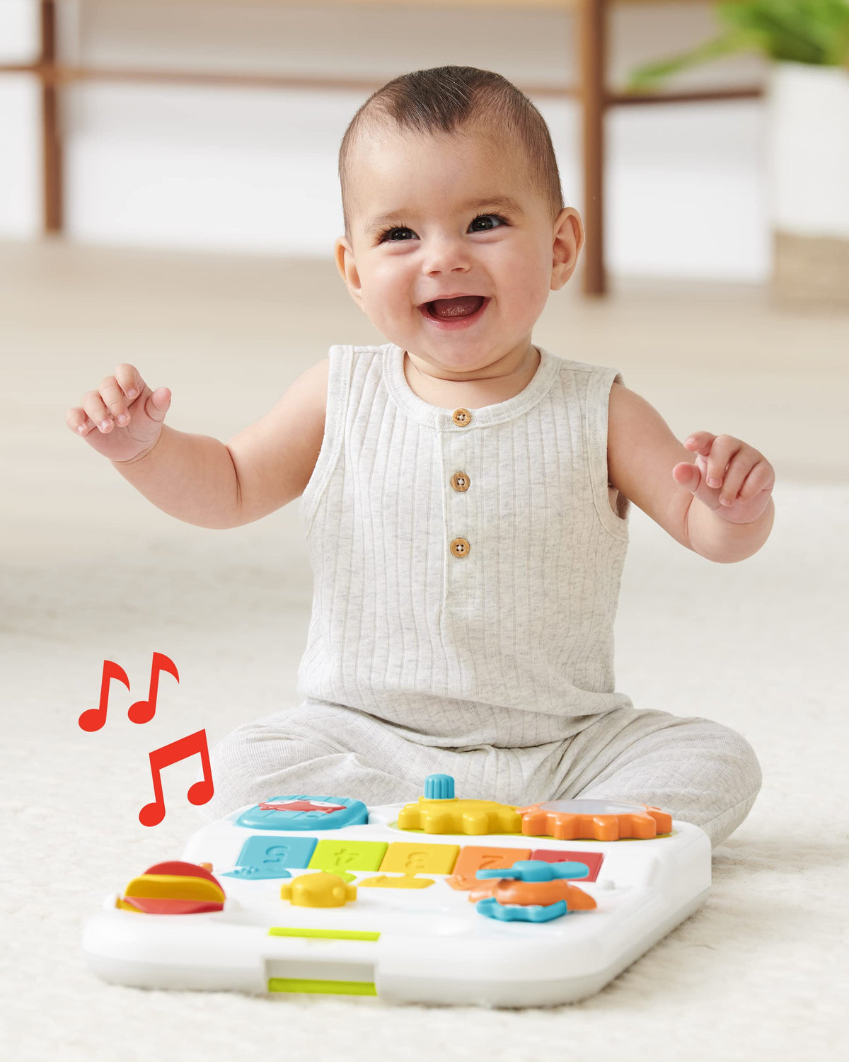 4-in-1 Sit to Stand Baby Walker with 40+ Activities Y1489
