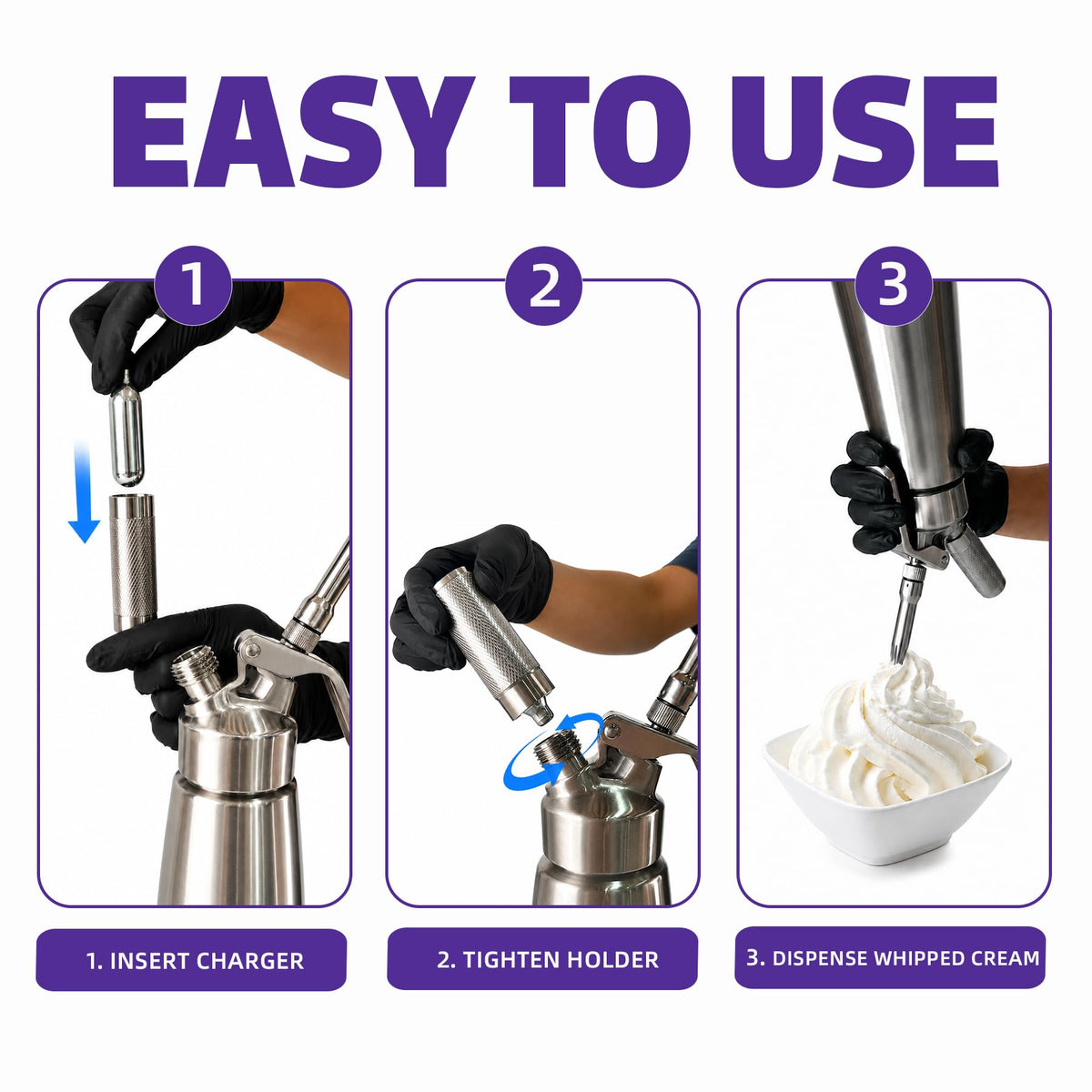 Whipped Cream Charger 10-Pack Food Grade N936167