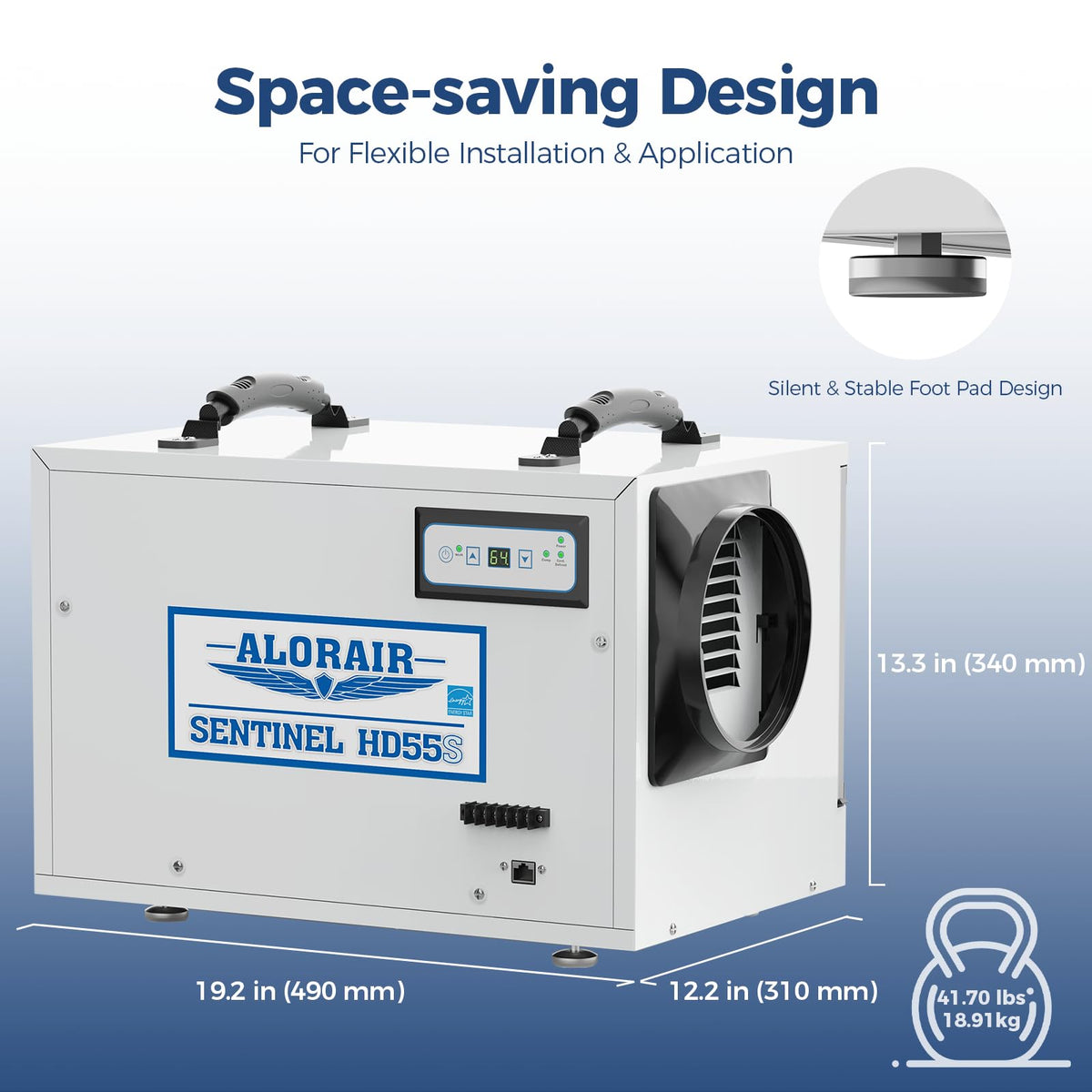 120 Pints Wi-Fi Dehumidifier O390