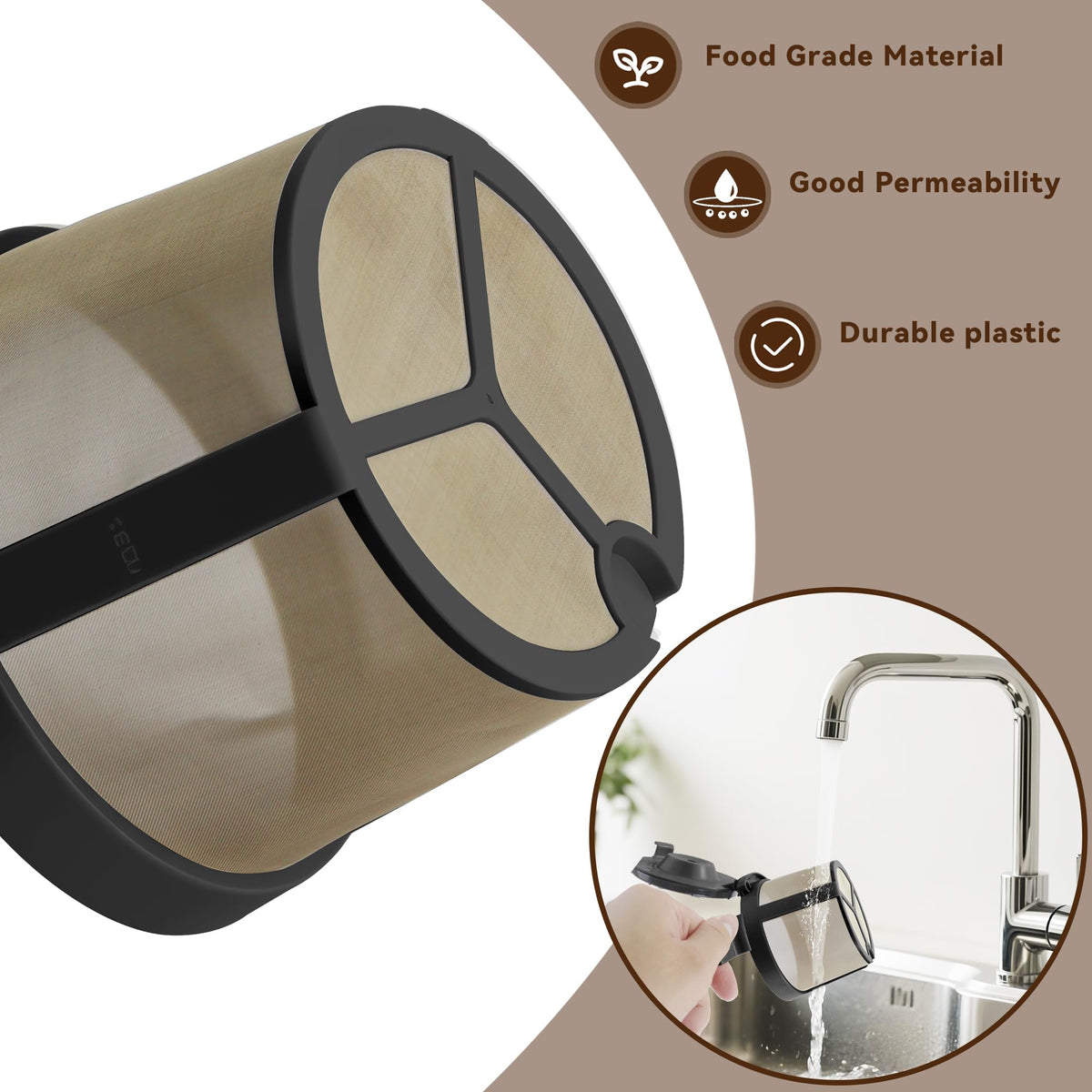 Basket Filters for Ninja Coffee Filter, 1 Pack U951287