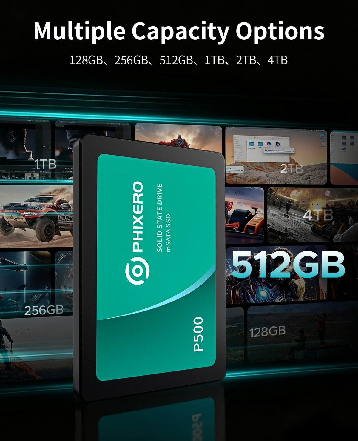 512GB 2.5 Inch SATA SSD Internal Solid State Drive F60268