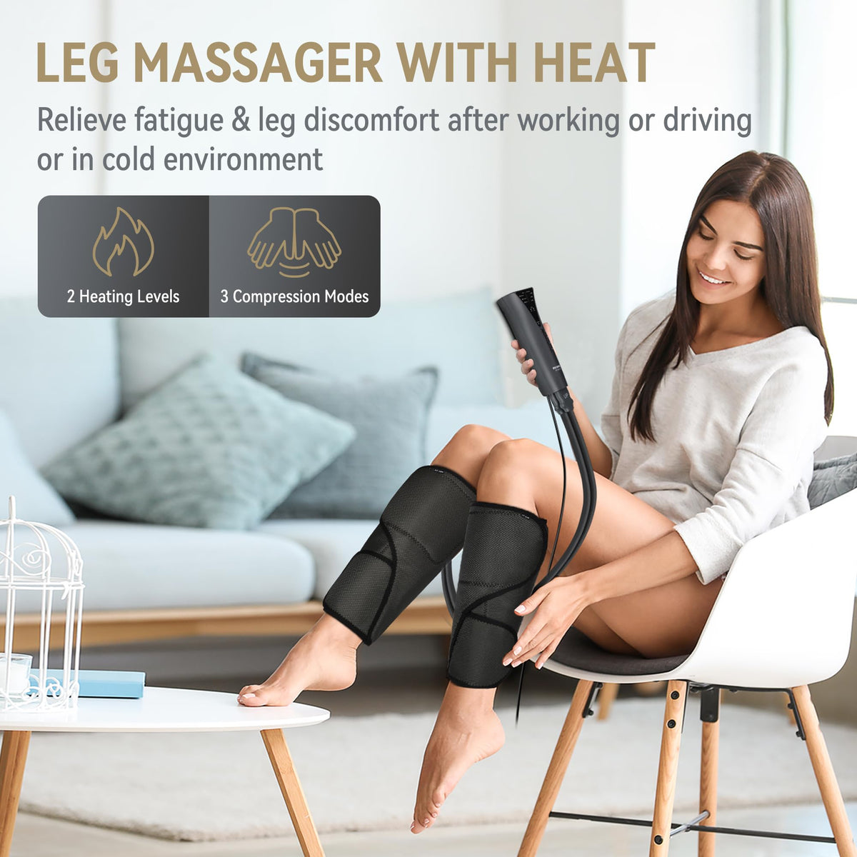 Air Compression Leg Massager with Heat U646308