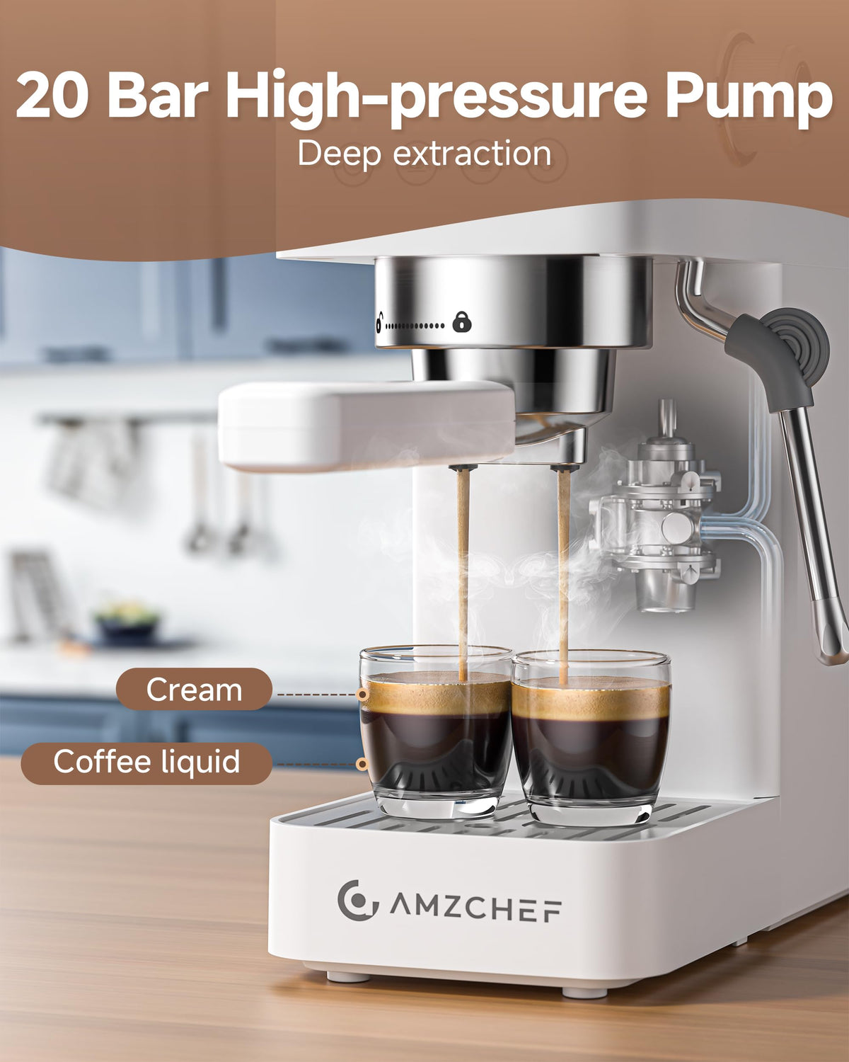 Compact 20 Bar Espresso Machine A5034