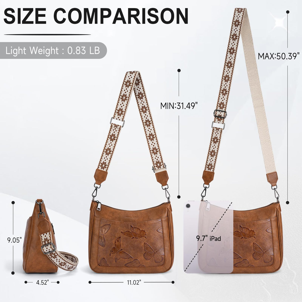 Vegan Leather Crossbody Bag Z101