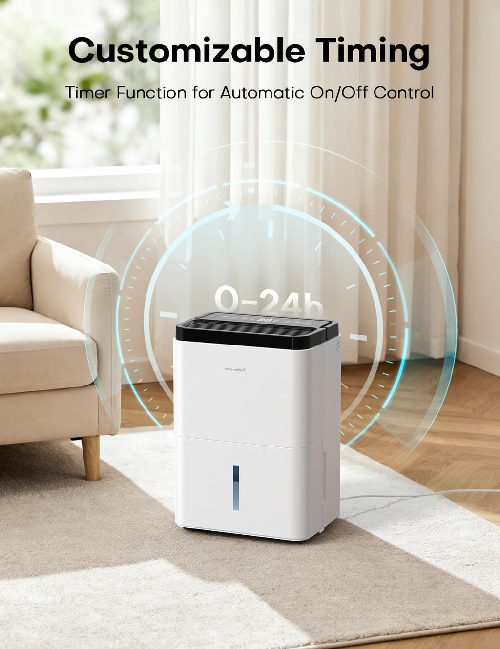 35 Pints Dehumidifier with Drain Hose D10145