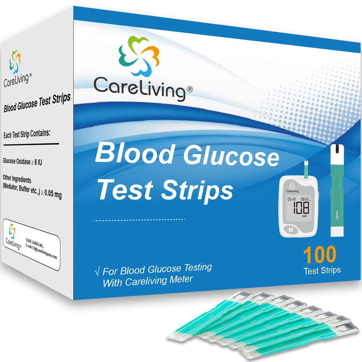 Blood Glucose Test Strips 100 Count D976322