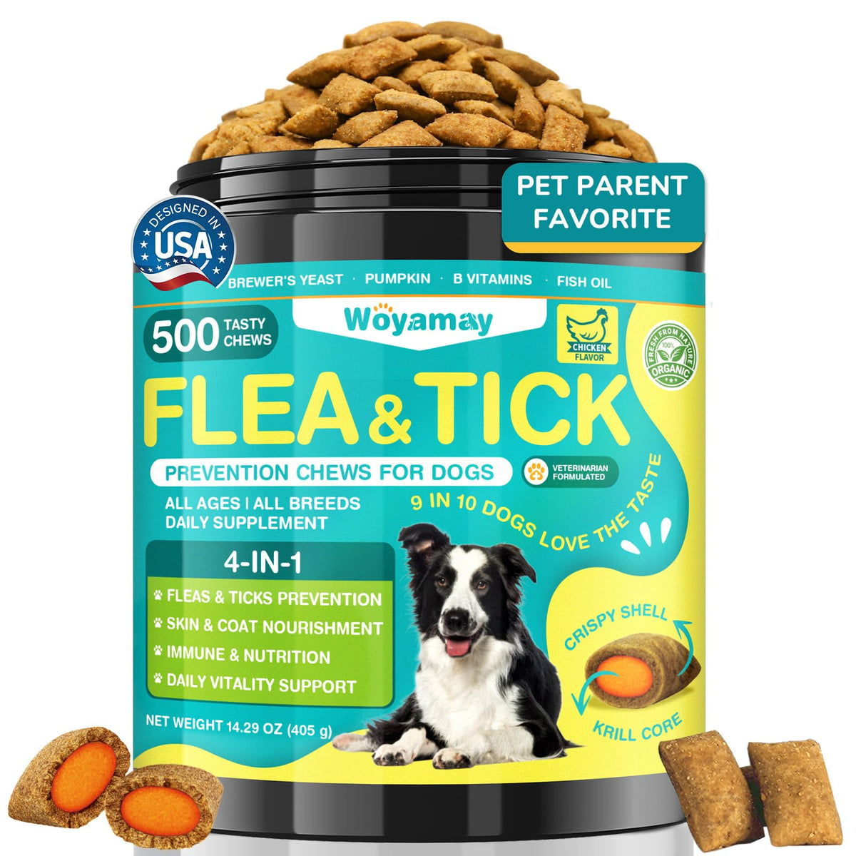 Flea and Tick Prevention for Dogs E4471