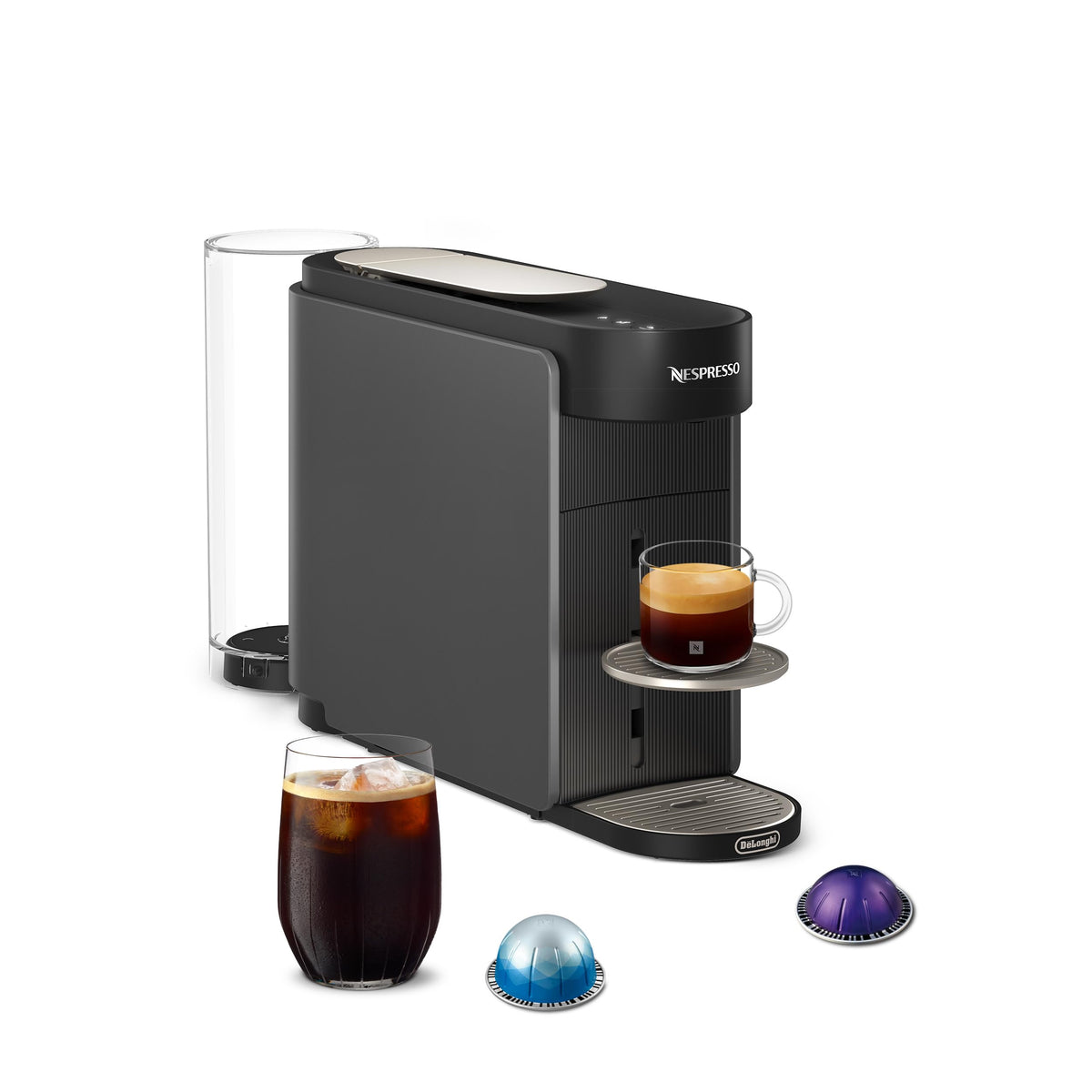 Grey Coffee & Espresso Maker E56755