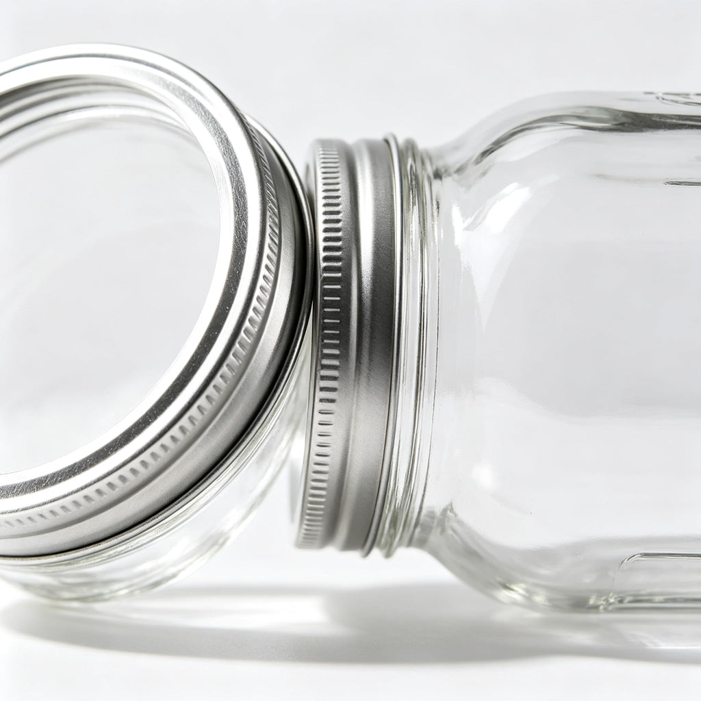 16Oz Regular Mouth Jars with Lids & Bands 12 Pack S4737