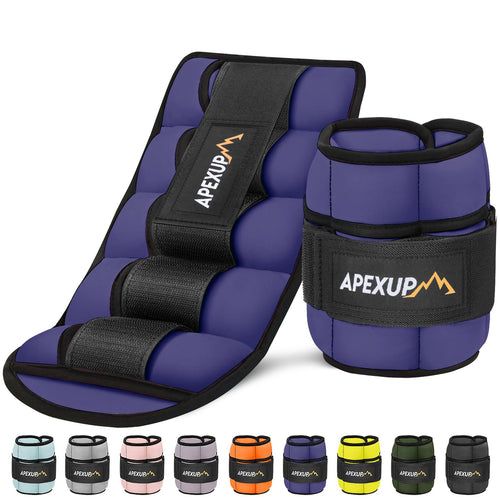 10lbs/Pair Adjustable Ankle Weights & 5lbs Weighted Vest K469597