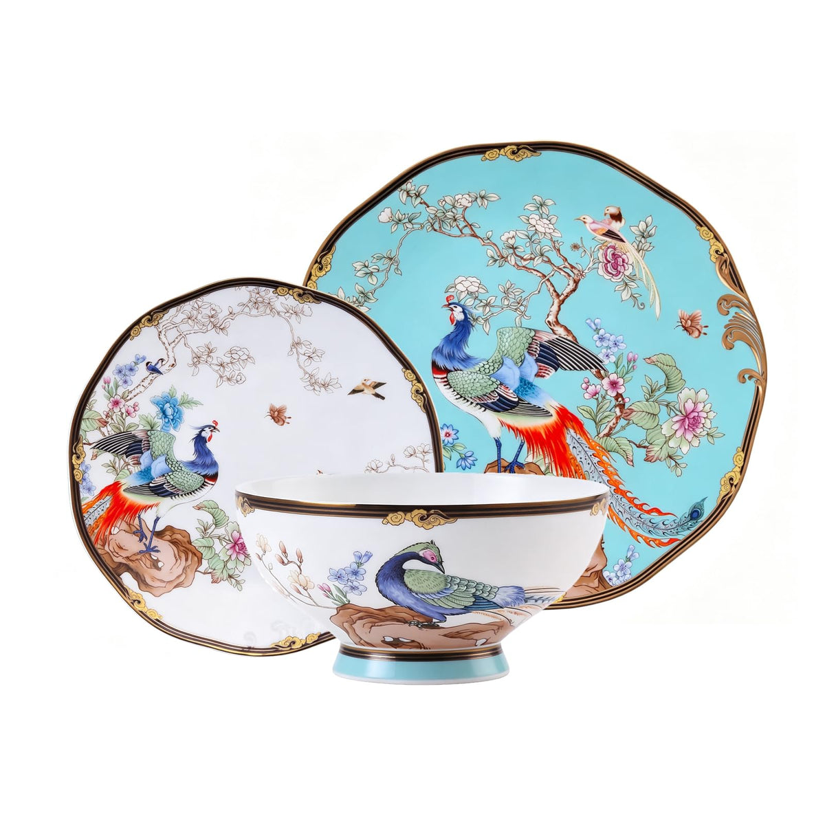 12-Piece Bone China Dinnerware Set for 4 S78816