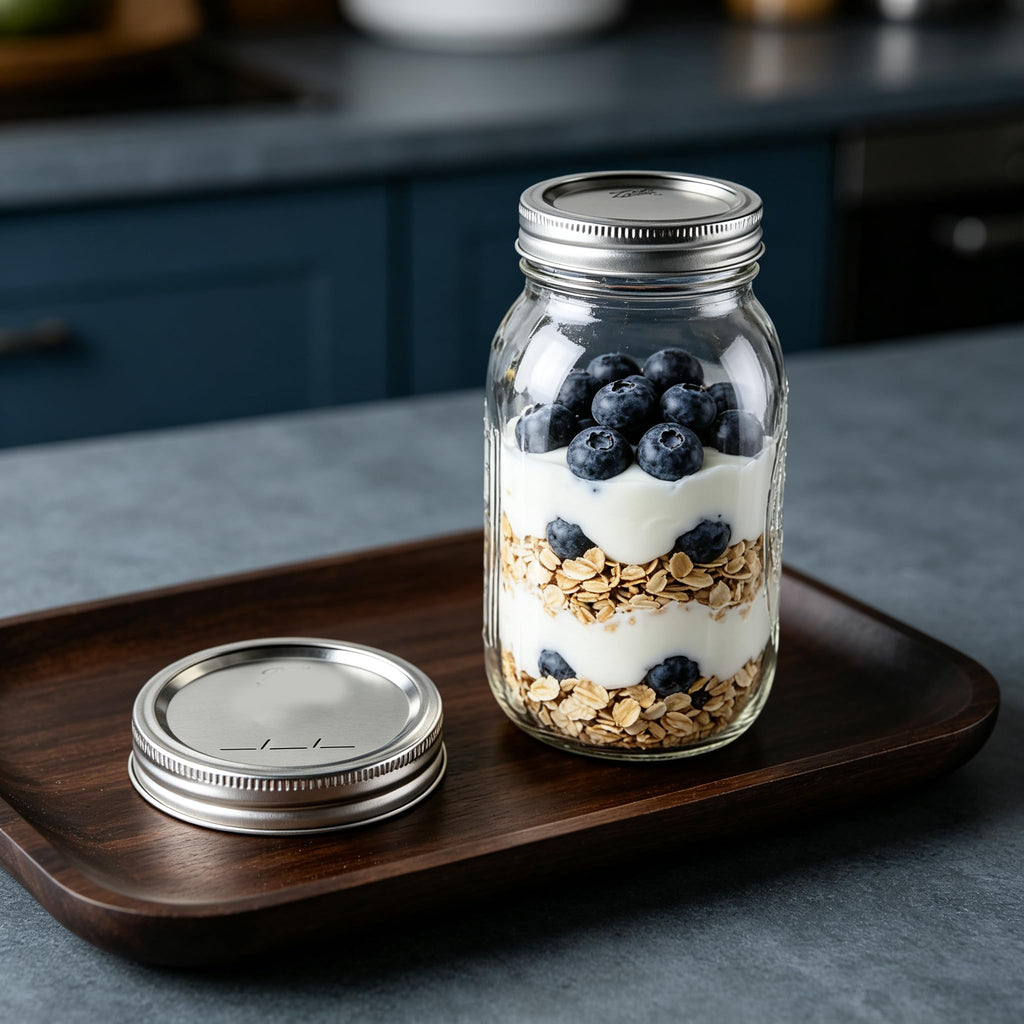 16Oz Regular Mouth Jars with Lids & Bands 12 Pack S4737