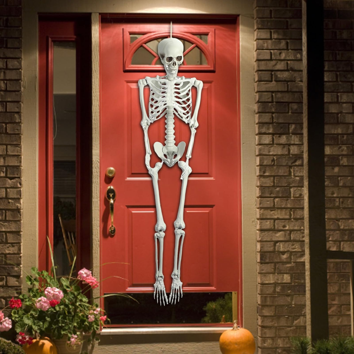 5.4ft Poseable Life Size Skeleton with Movable Joints E830