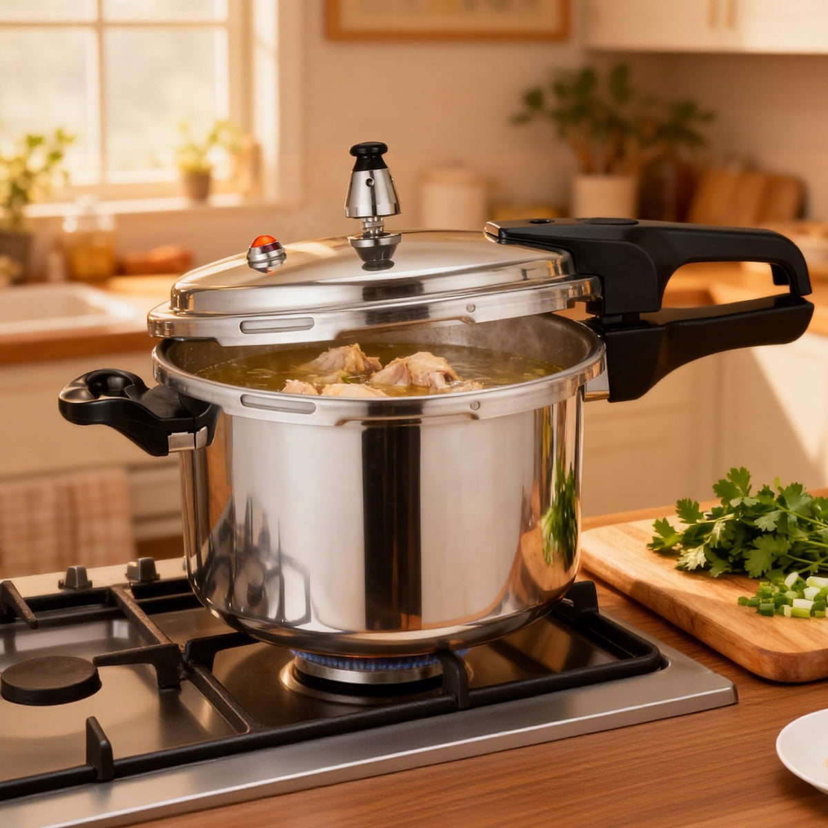 4.2 Quart Aluminum Stovetop Pressure Cooker A7697