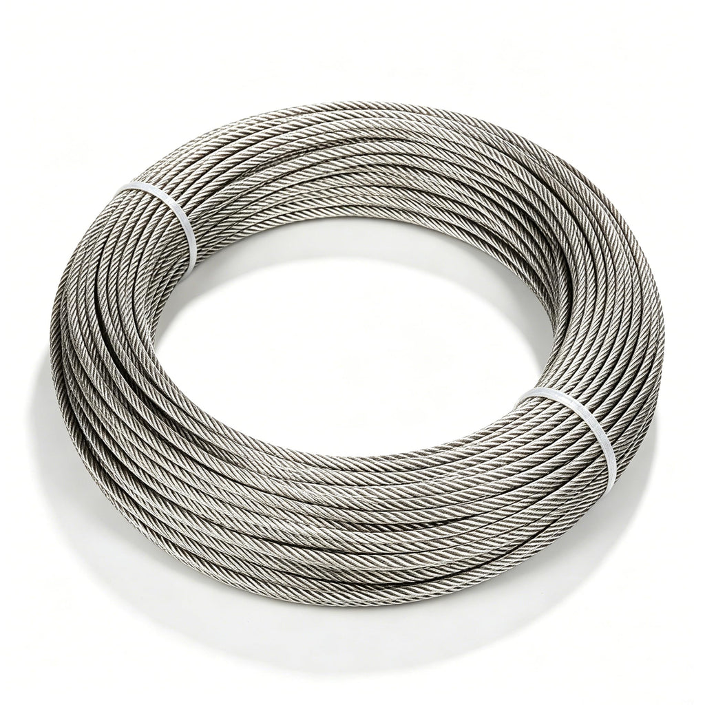 T316 Stainless Steel Wire Rope 1/8" 100 ft E211071