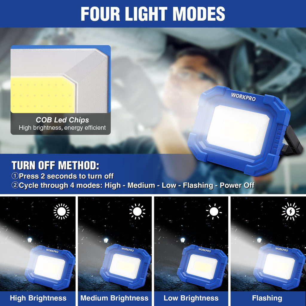 LED Rechargeable Magnetic Work Light 2000LM H905710