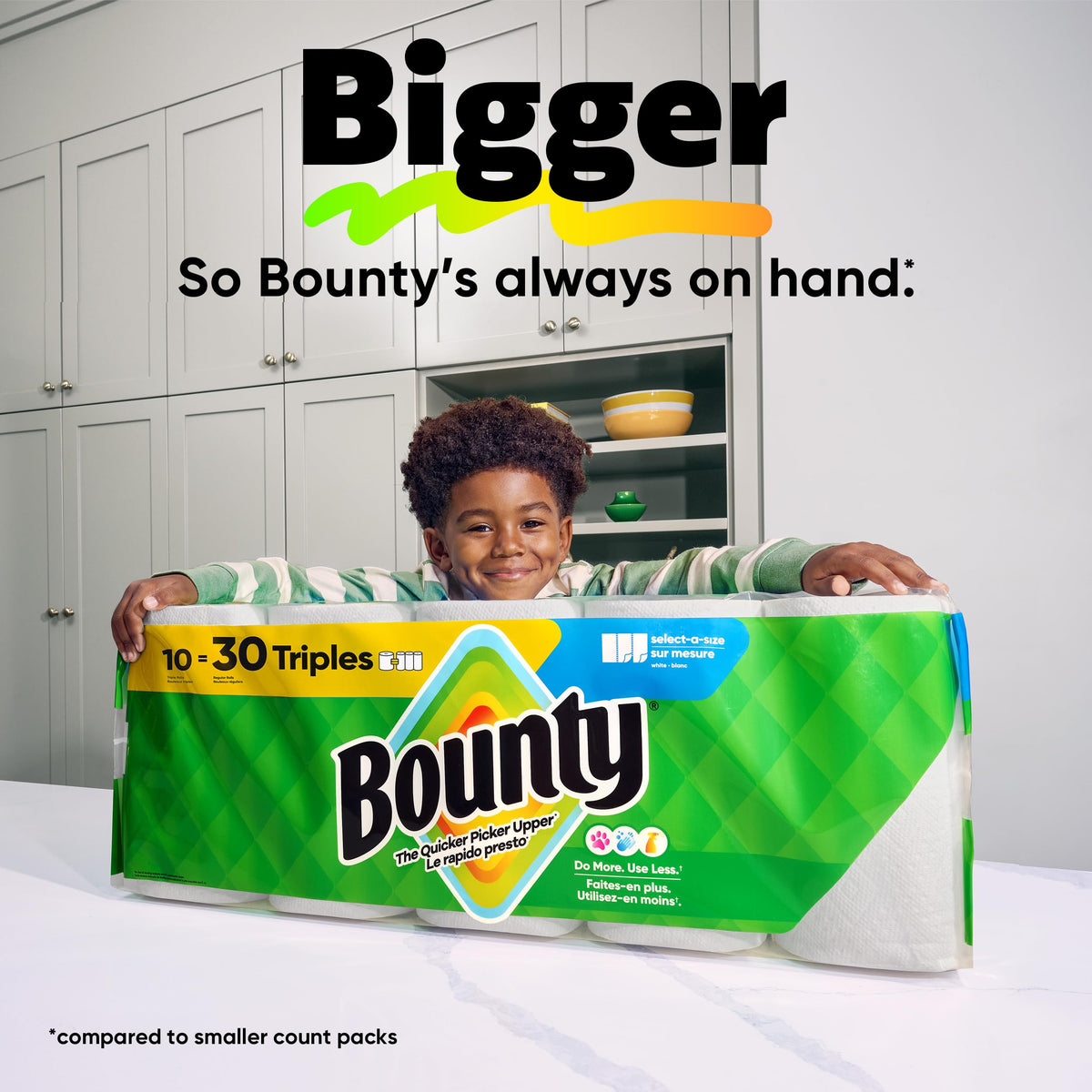 White Paper Towels, 2 Triple Rolls T960