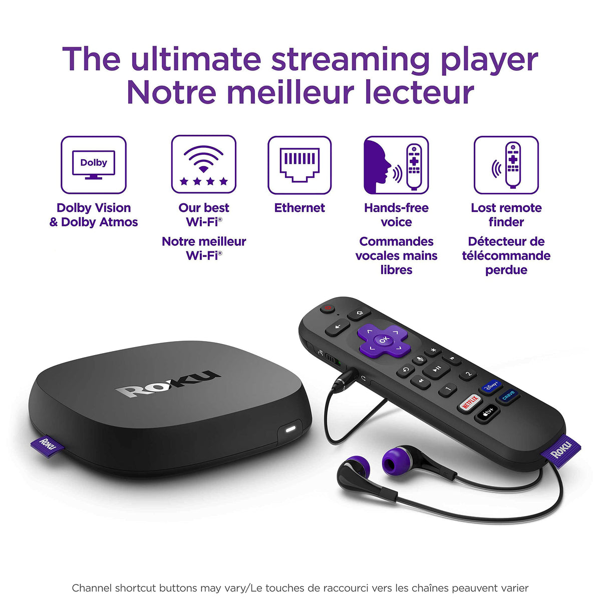 4K HDR Streaming Player with Voice Remote and HDMI Cable Z5874
