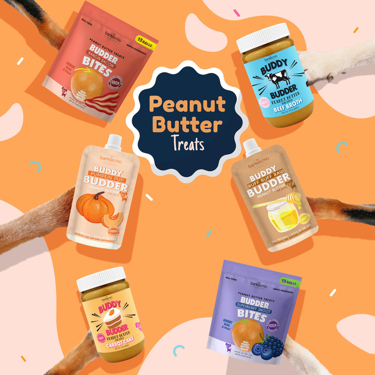 100% Natural Dog Peanut Butter 17oz X800718